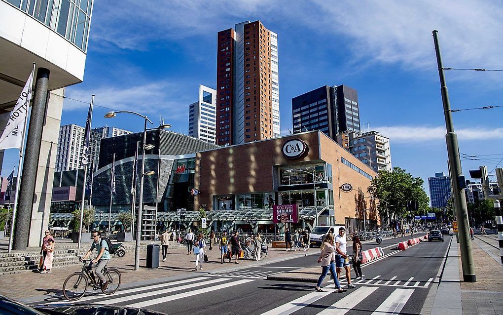 De Rotterdamse Coolsingel. beeld ANP