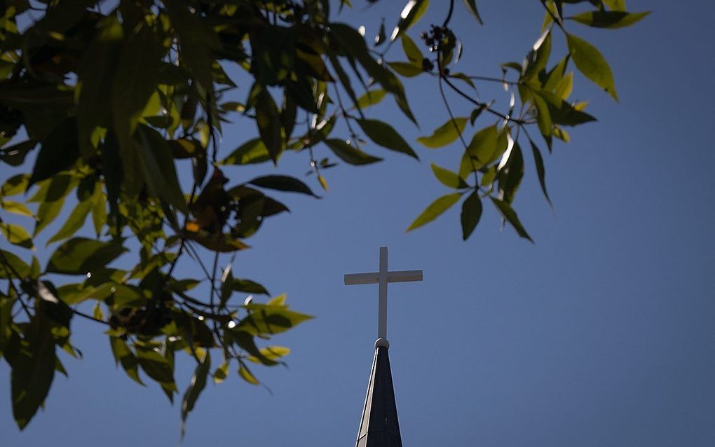 Grace Community church in Sun Valley. beeld EPA, Christian Monterrosa