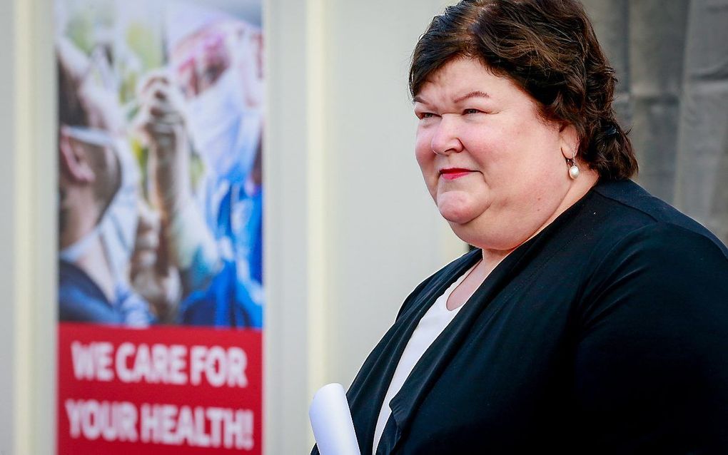 De Belgische minister Maggie De Block (Asiel en Migratie). beeld EPA, Stephanie Lecocq