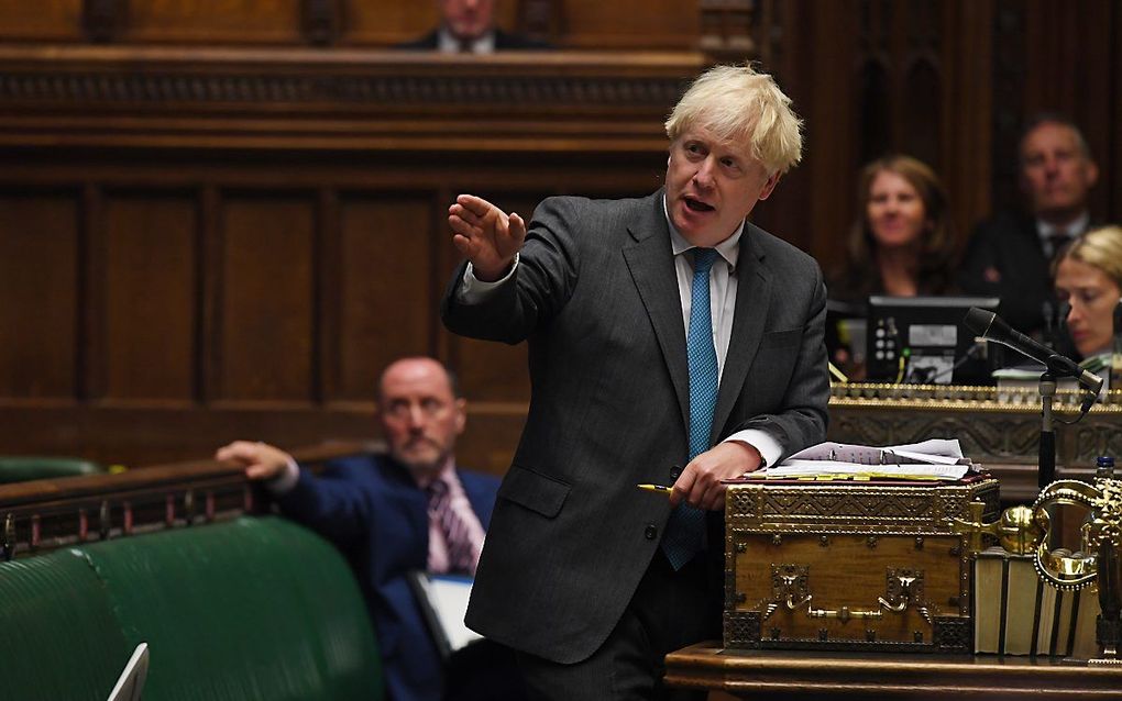 Boris Johnson. beeld EPA, Jessica Taylor