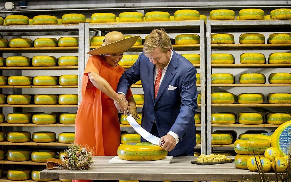 Koning Willem-Alexander en koningin Máxima zijn de hele dag in Friesland, maar details van hun streekbezoek zijn niet vooraf bekendgemaakt. beeld ANP, Koen van Weel