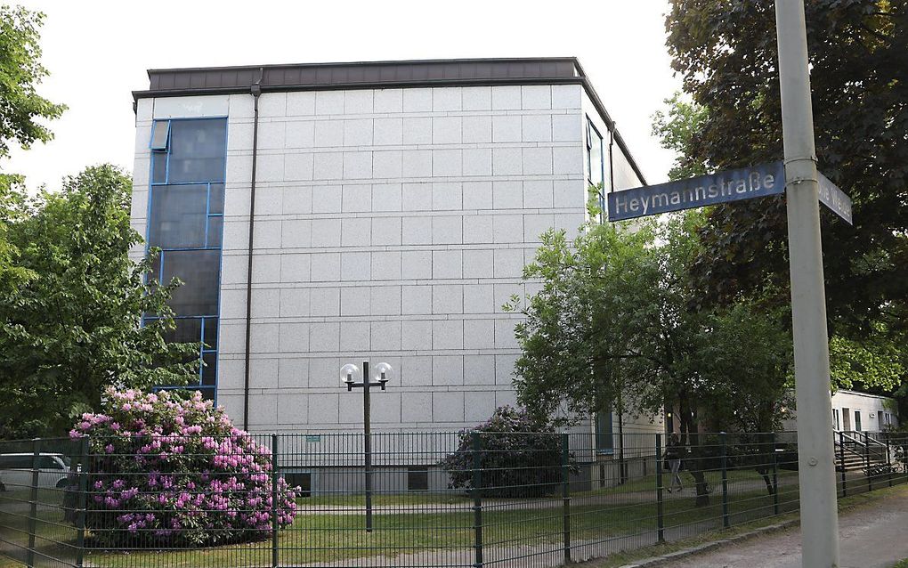 De synagogue van Eimsbuettel in Hamburg. beeld EPA/FOCKE STRANGMANN