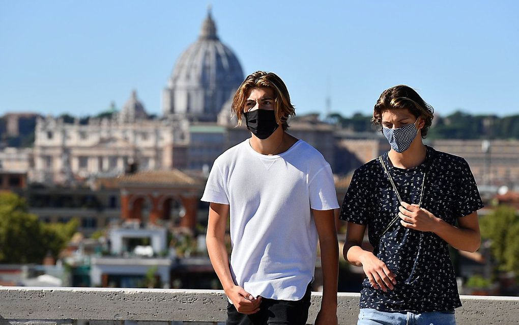 Toeristen in Rome. beeld EPA, Ettore Ferrari