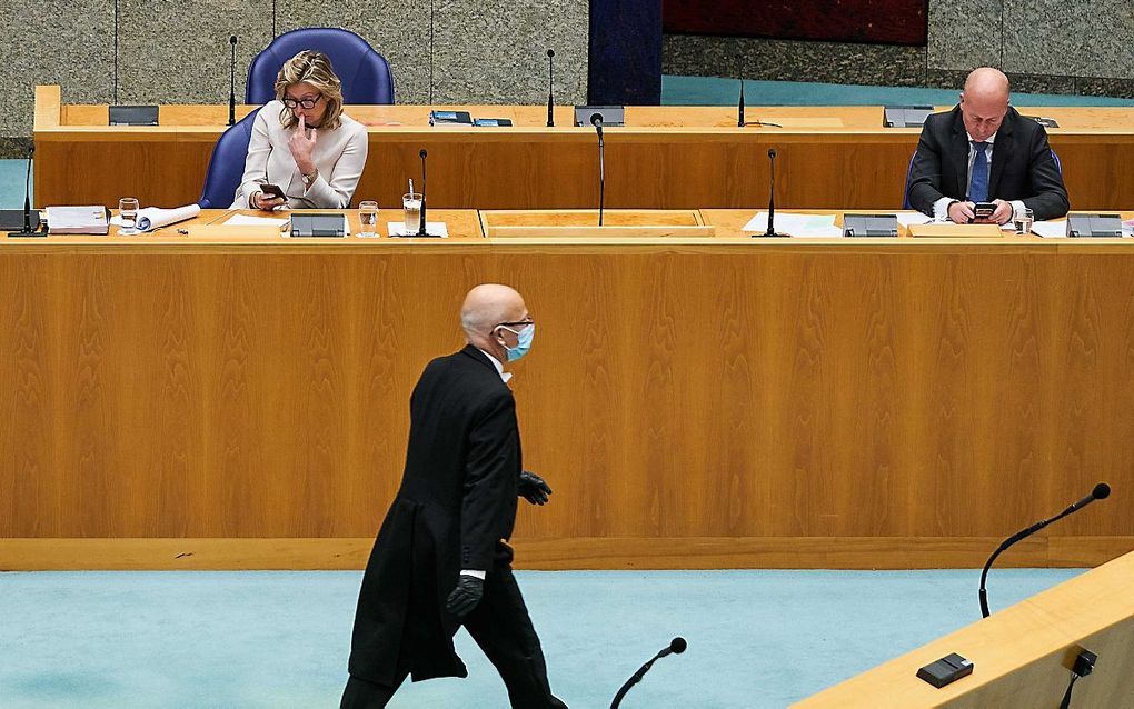 Kamerdebat over begroting Binnenlandse Zaken. beeld ANP