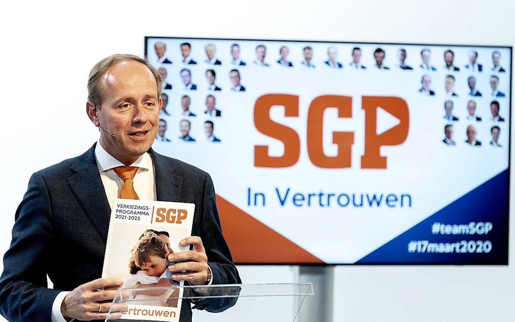 Van der Staaij. beeld ANP, Sander Koning