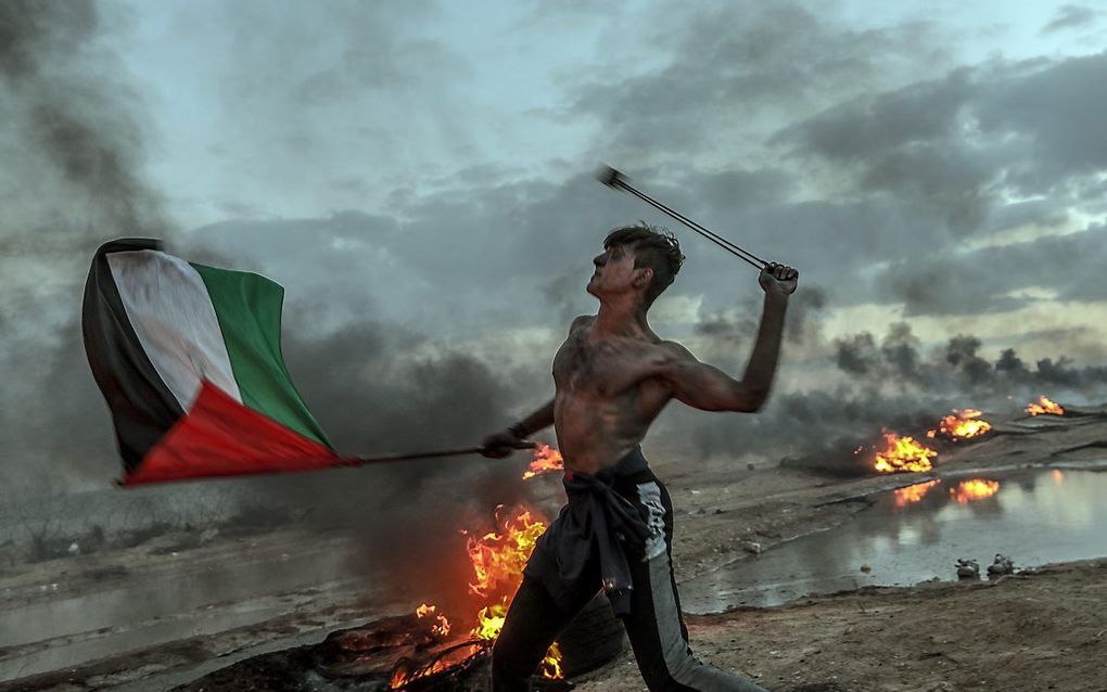 Het was vrijdag onrustig langs de grens tussen Israël en de Gazastrook. beeld EPA