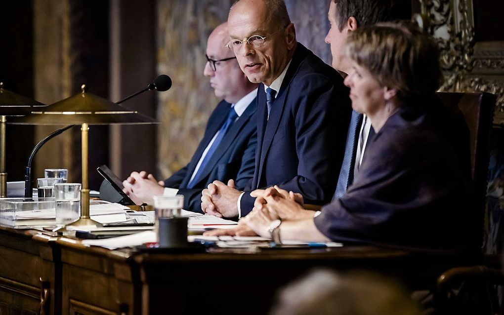 Bruijn volgt zijn partijgenoot Broekers-Knol op, die enkele weken geleden afscheid nam van de Eerste Kamer en nu staatssecretaris voor Justitie en Veiligheid is. beeld ANP