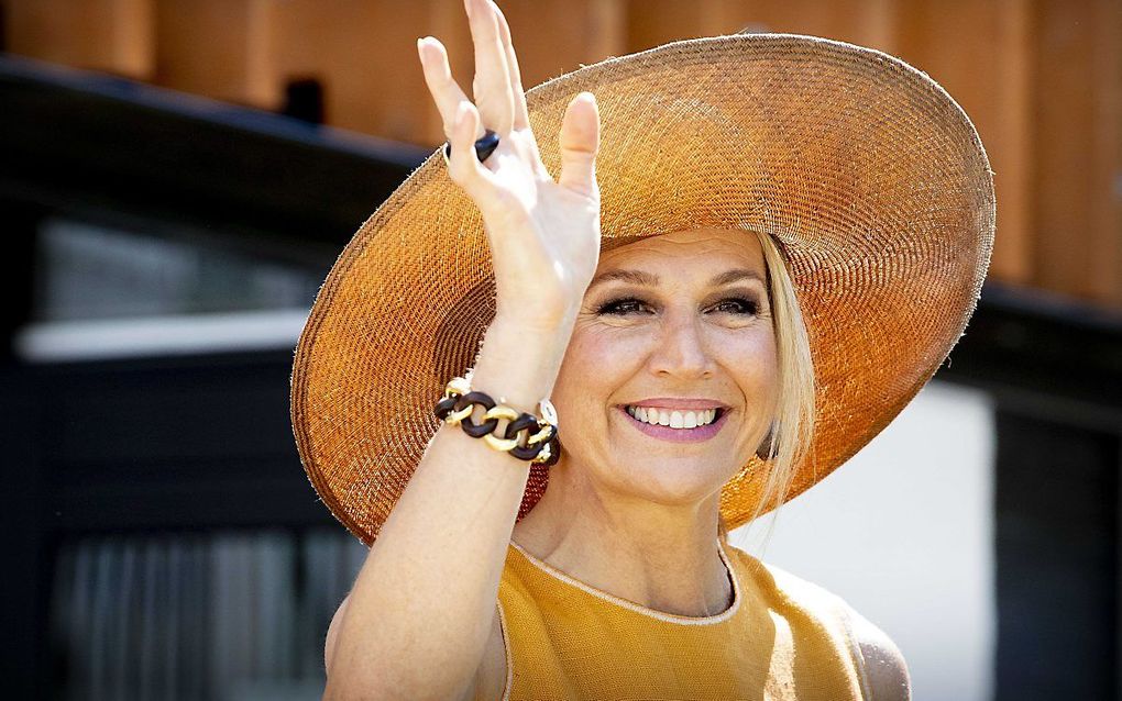 Koningin Máxima in Amsterdam. beeld ANP