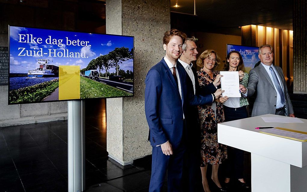 GroenLinks zit in Zuid-Holland (foto), Noord-Holland, Utrecht, Noord-Brabant, Gelderland, Groningen, Flevoland en Drenthe in het bestuur. beeld ANP