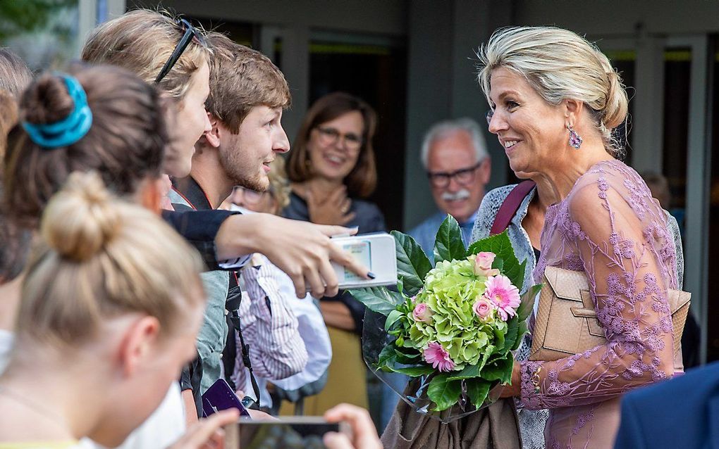 Koning Máxima dindag in Giessenburg. beeld ANP