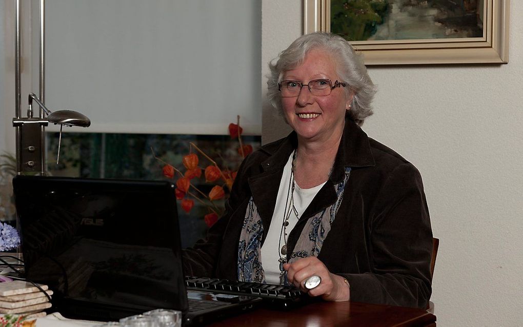 Gerda van Wageningen aan het werk. beeld André Dorst