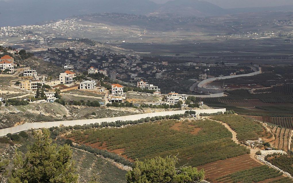 De grens tussen Israël en Libanon. beeld AFP