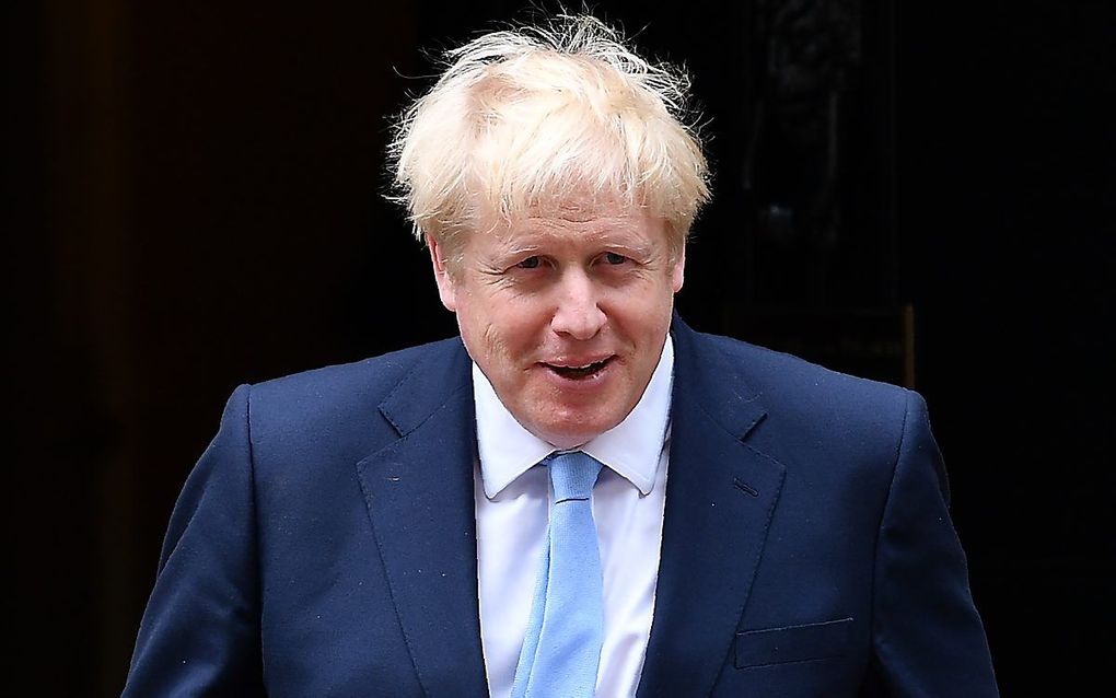 De Britse premier Boris Johnson. beeld AFP, Daniel Leal-Olivas