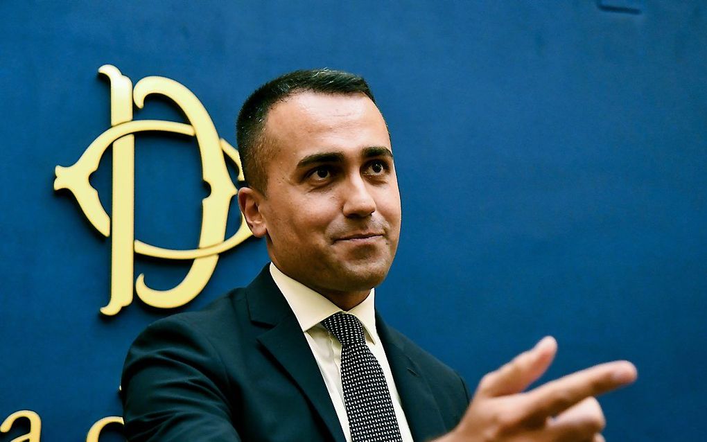 De Italiaanse vicepremier Luigi Di Maio. beeld AFP, Andreas Solaro