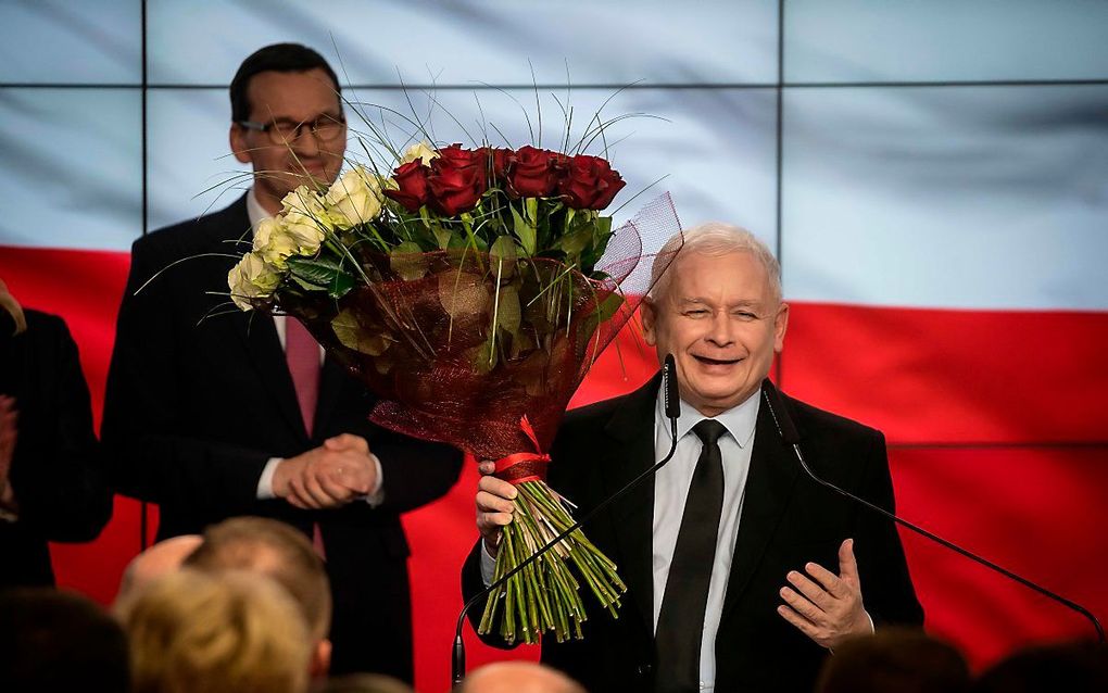 Jaroslaw Kaczynski. beeld AFP