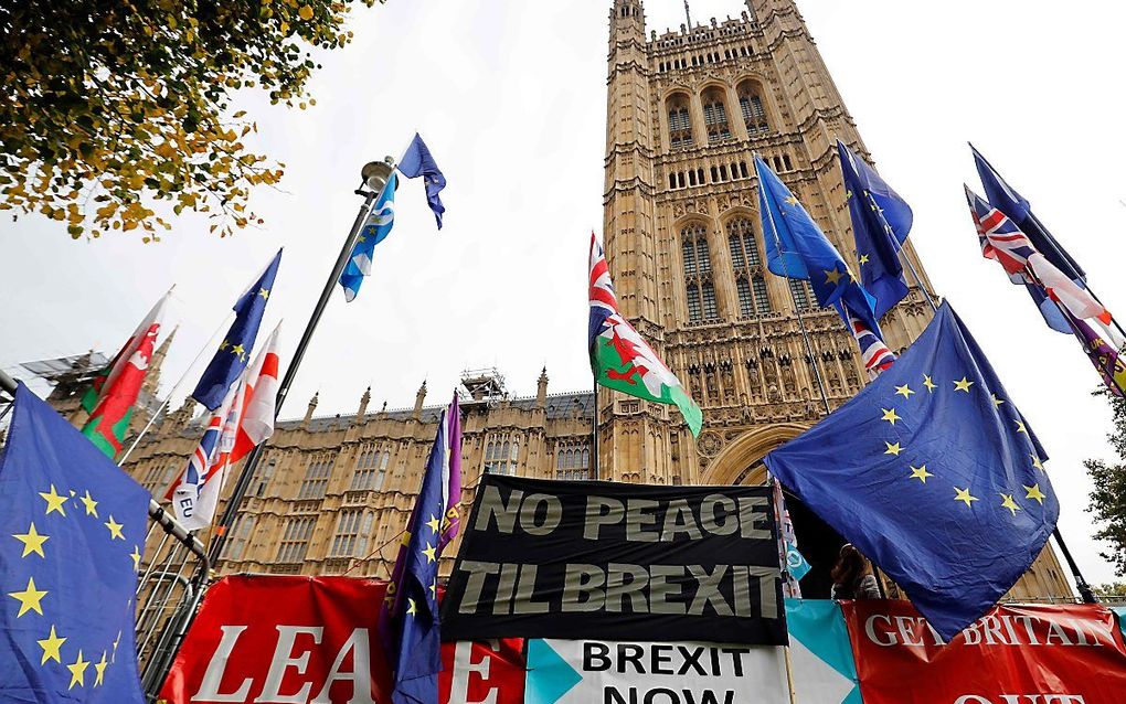 Het parlementsgebouw in Londen. beeld AFP