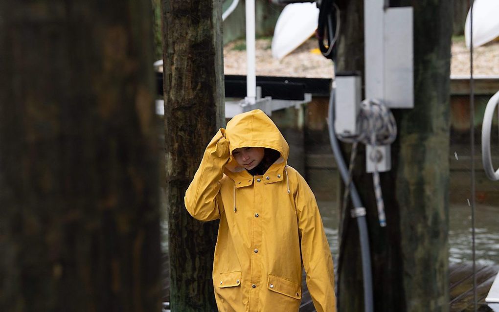 De 16-jarige klimaatactiviste Greta Thunberg. beeld AFP