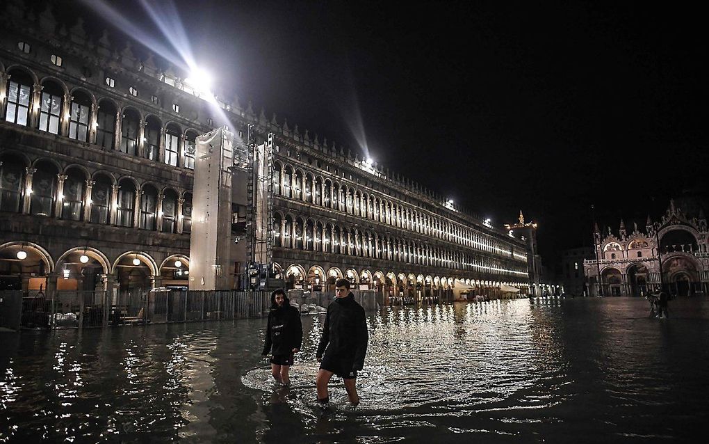 Het beroemde San Marcoplein, dinsdagavond. beeld AFP