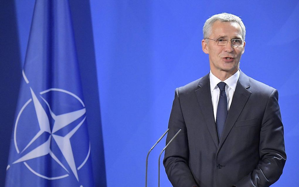 Secretaris-generaal Jens Stoltenberg. beeld AFP, Tobias Schwarz