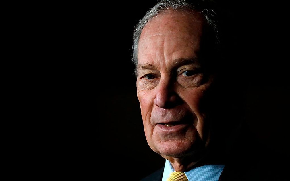 Miljardair Michael Bloomberg wil namens de Democraten de kandidaatuur voor de presidentsverkiezingen binnenhalen. beeld AFP