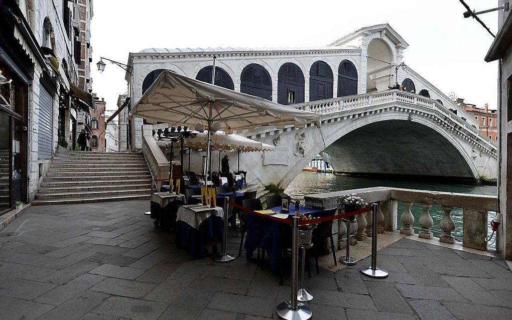 De Rialtobrug in Venetië. beeld AFP