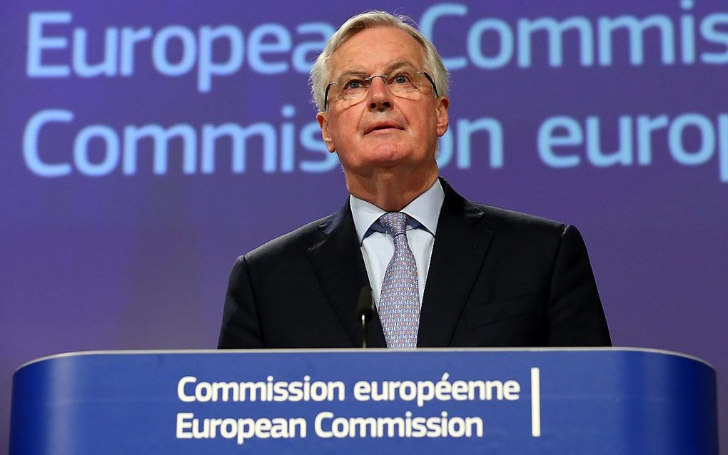 EU-onderhandelaar Barnier. beeld AFP