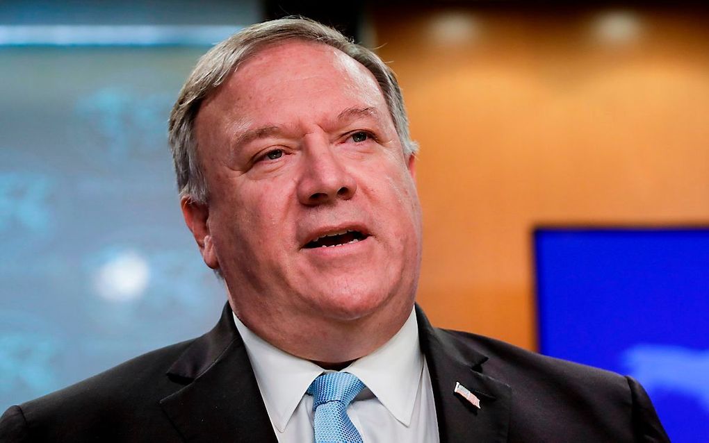 Mike Pompeo, de Amerikaanse minister van Buitenlandse Zaken. beeld AFP