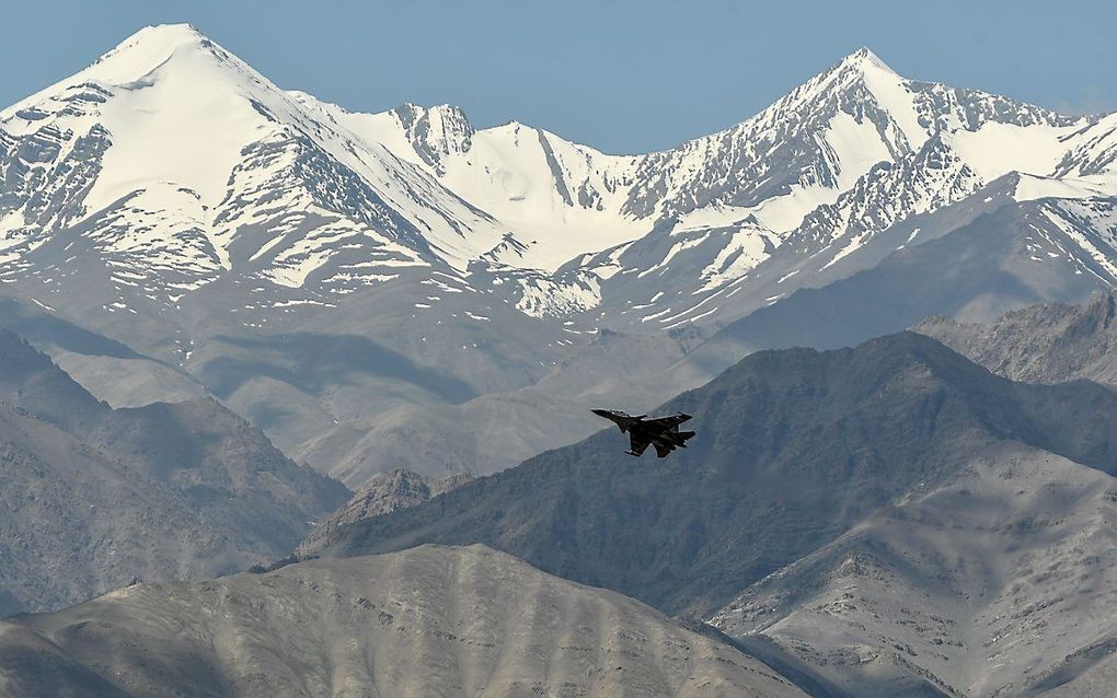 India en China hebben een conflict over hun grens in het noorden van India en het westen van China. beeld AFP