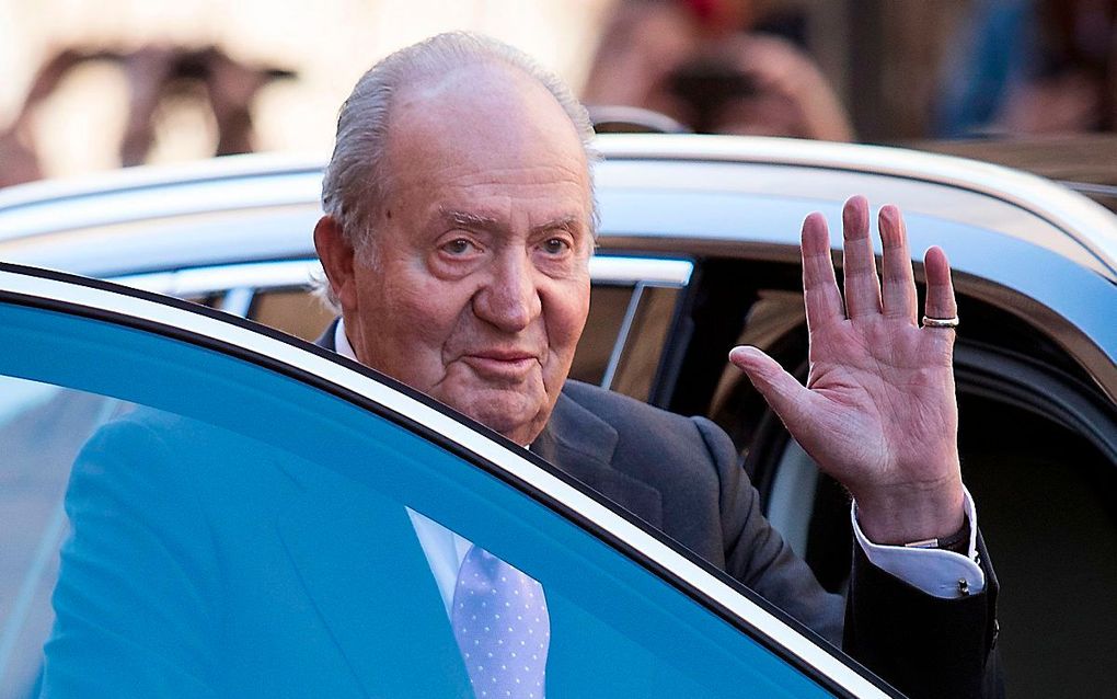 De Spaanse ex-koning Juan Carlos. beeld AFP