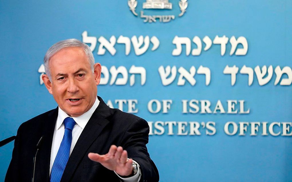 Netanyahu. beeld AFP, Abir Sultan