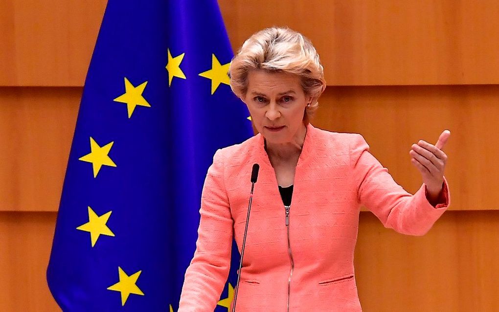 Von der Leyen. beeld AFP, John Thys