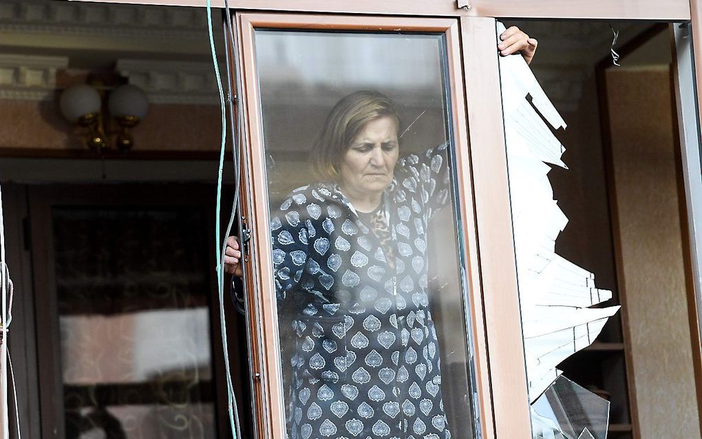 Het Armeense leger meldde vrijdag dat Stepanakert, de hoofdstad van Nagorno-Karabach is aangevallen. beeld AFP