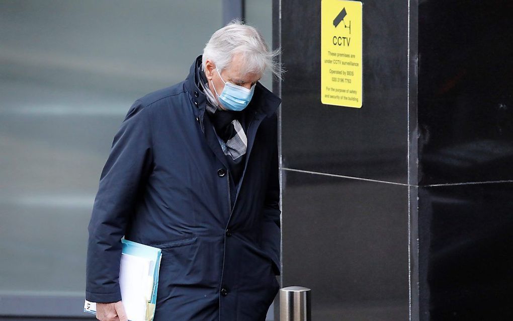 EU-onderhandelaar Michel Barnier. beeld AFP, Tolga Akmen