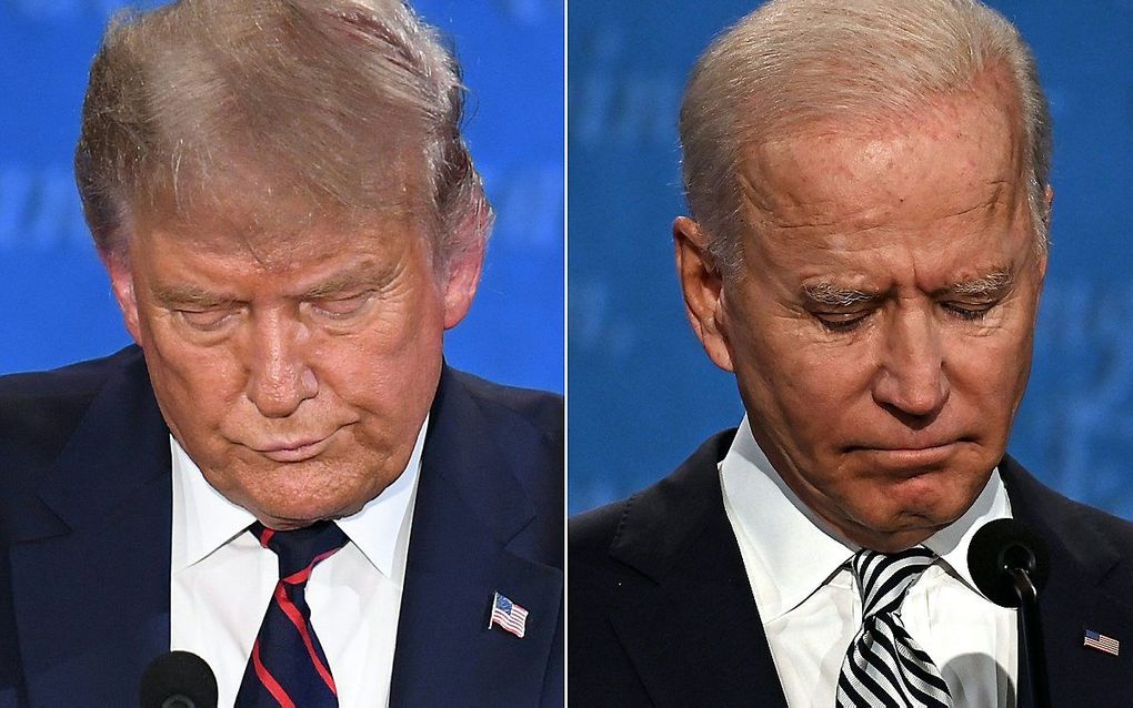 Trump en Biden. beeld AFP