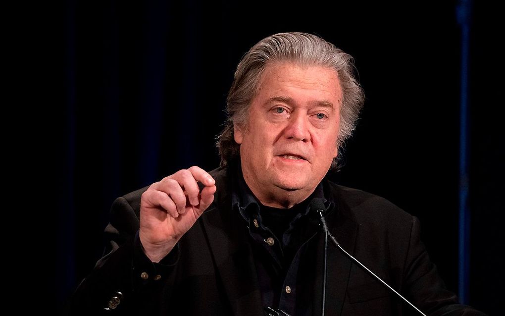 Steve Bannon. beeld AFP, Don Emmert