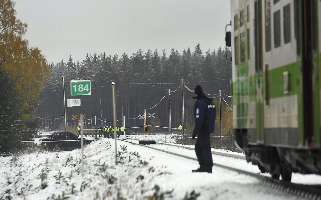 Plaats van het ongeval. beeld AFP