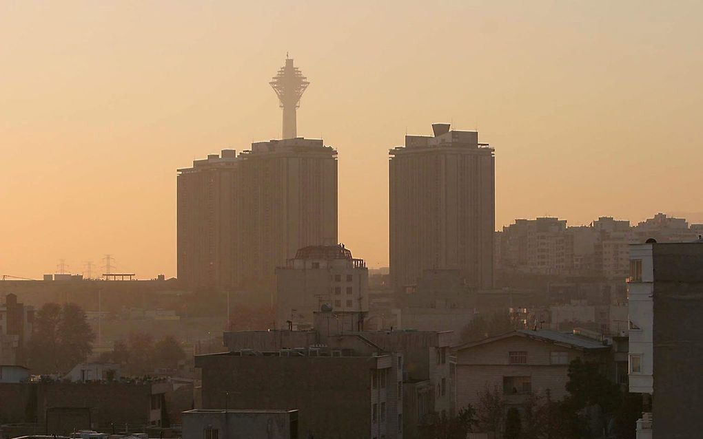 De Iraanse hoofdstad Teheran. beeld EPA, Abedin Taherkenareh