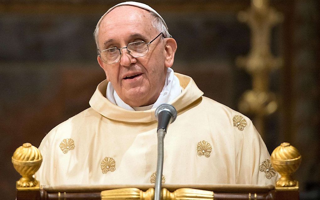 Paus Franciscus. beeld AFP