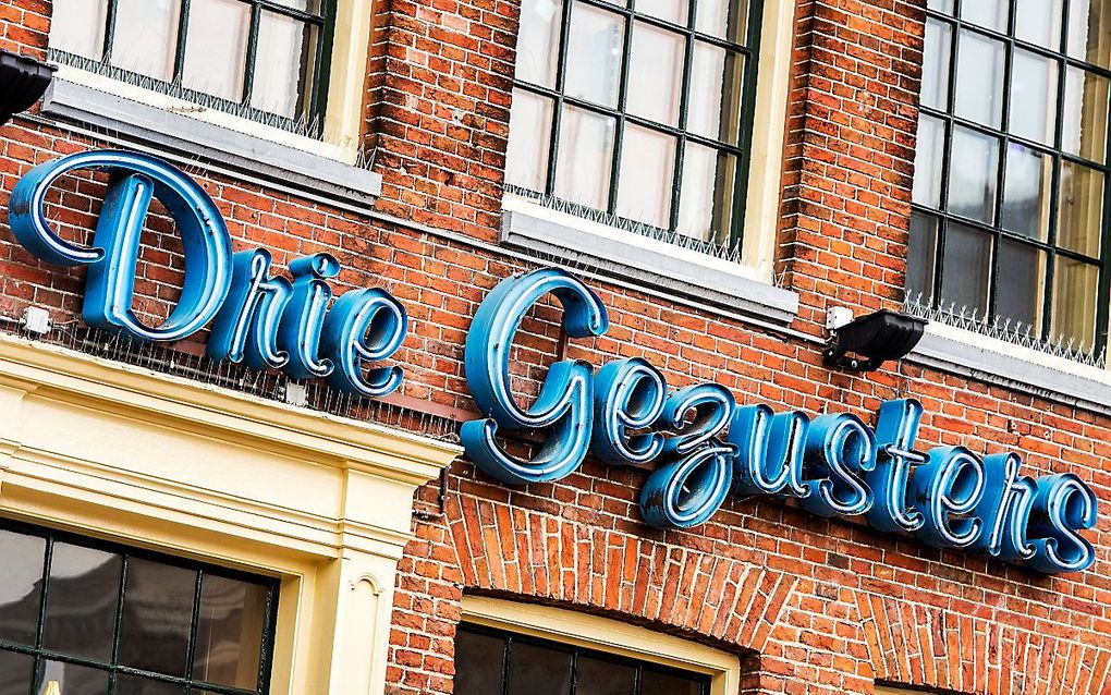 De Drie Gezusters aan de Markt in Groningen. beeld ANP