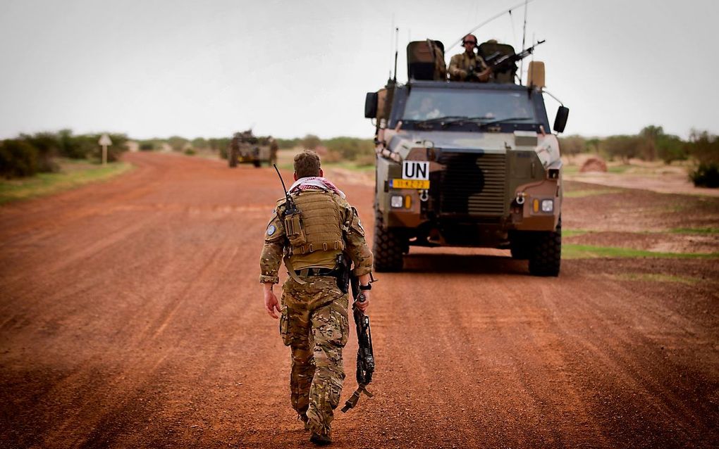 Nederlandse militairen in Mali. Beeld ANP