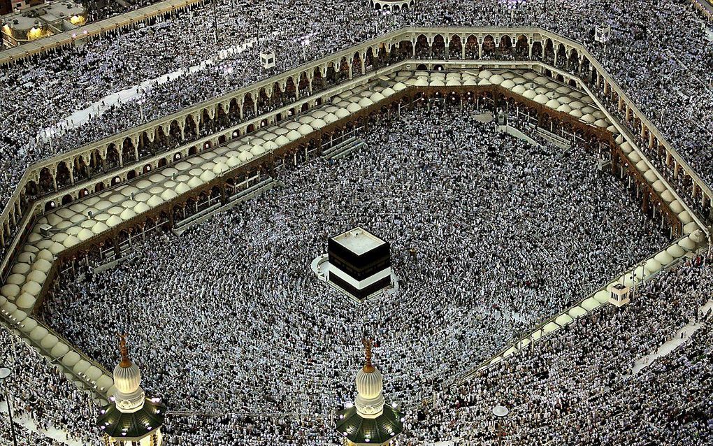 In de afgelopen jaren trokken steeds tussen de 2 en 3 miljoen moslims voor de hadj naar Mekka. beeld EPA, Nabil Mounzer