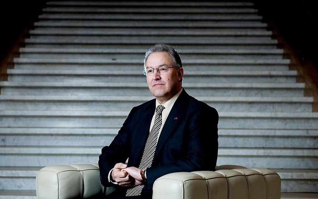 De Rotterdamse burgemeester Ahmed Aboutaleb is voor een algeheel vuurwerkverbod. beeld ANP