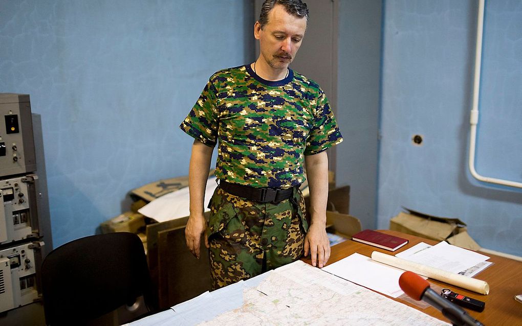 Rebellencommandant Igor Strelkov, ook bekend als Igor Girkin. beeld ANP