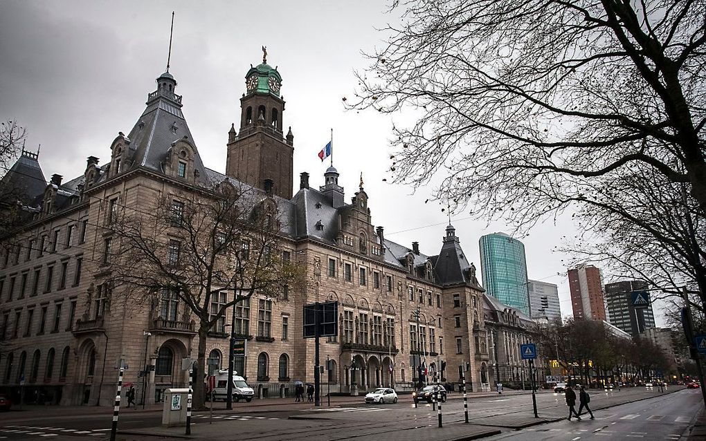 Het gemeentehuis van Rotterdam. beeld ANP