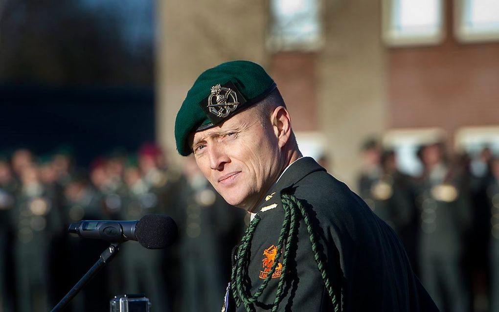 Commandant Jelte Groen van het Korps Commandotroepen (KCT) stelt „diep geraakt” te zijn door de berichtgeving over zijn elite-eenheid. beeld ANP