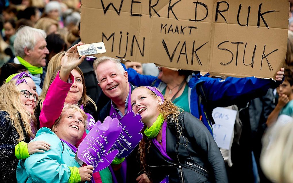 Staking in Rotterdam, september 2019. beeld ANP