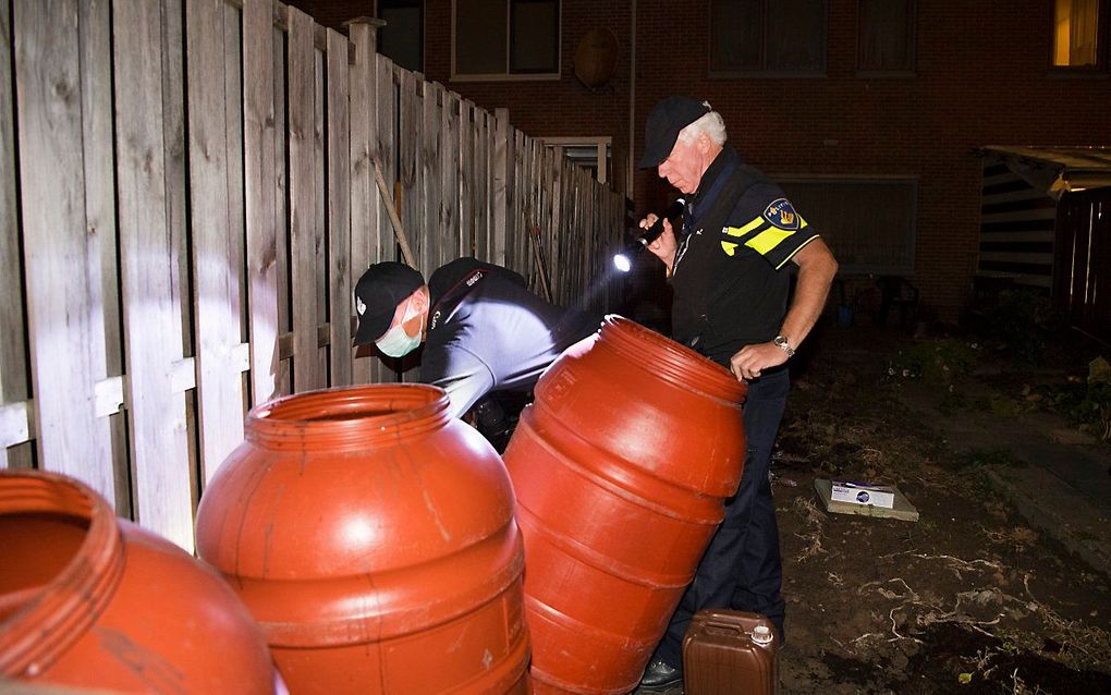 Ook in Arnhem pakte de politie mensen op in 2018, toen Hardi N. in Weert tegen de lamp liep. beeld ANP