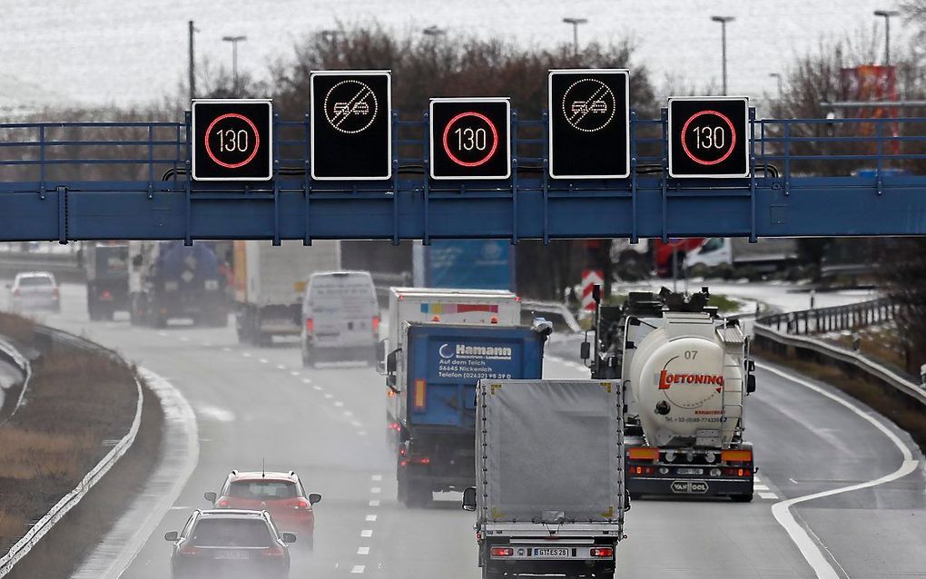 De A61 bij Koblenz. beeld Hollandse Hoogte