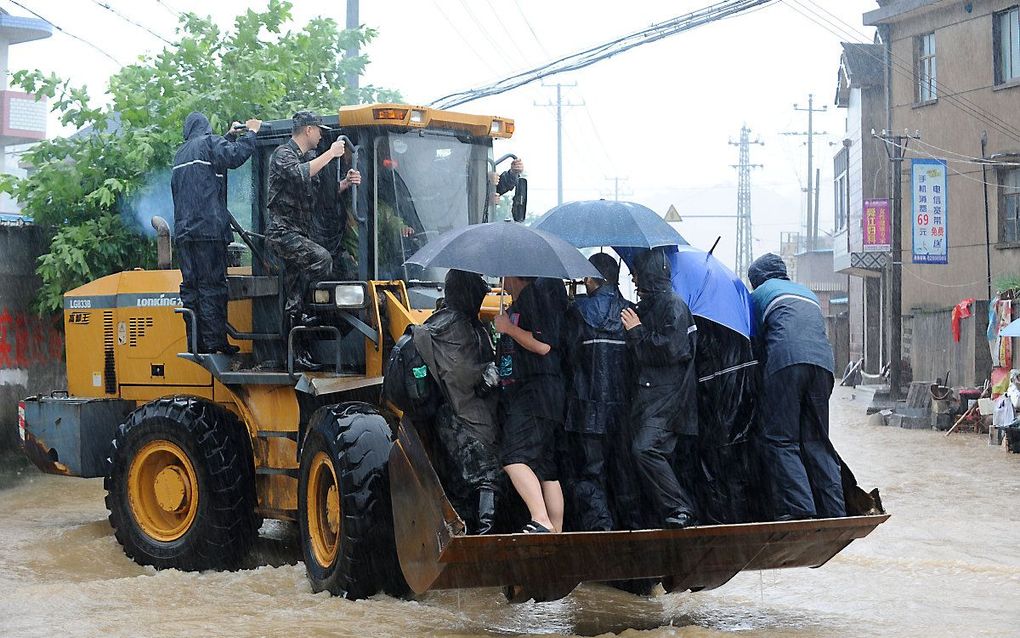 In 2015 veroorzaakte een tyfoon met dezelfde naam veel schade in onder andere China. beeld AFP, China Out