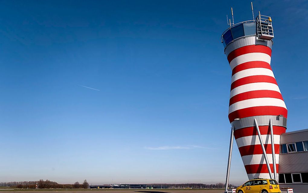 De verkeerstoren van Lelystad Airport. beeld ANP